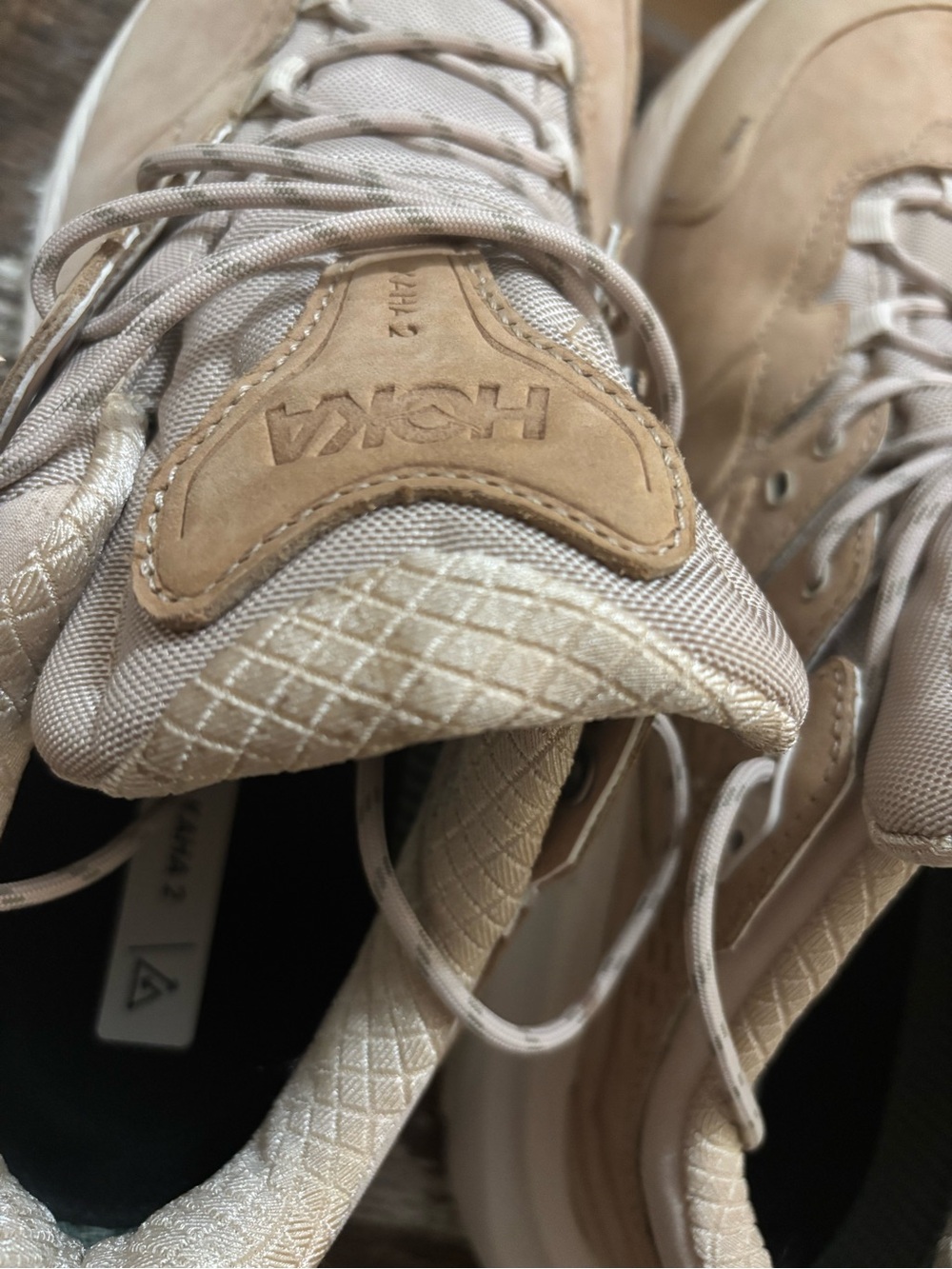 Hoka One One Kaha 2 low GTX gore-Tex oak beige hiking shoe - Picture 11 of 11